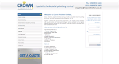 Desktop Screenshot of crownfinishers.co.uk